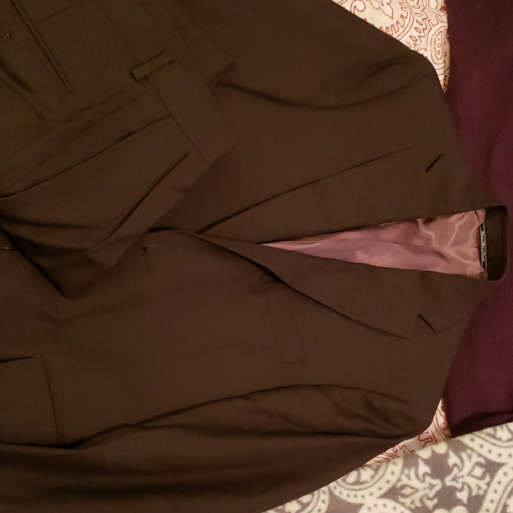 35s Jack Victor brown herringbone pattern 2pc